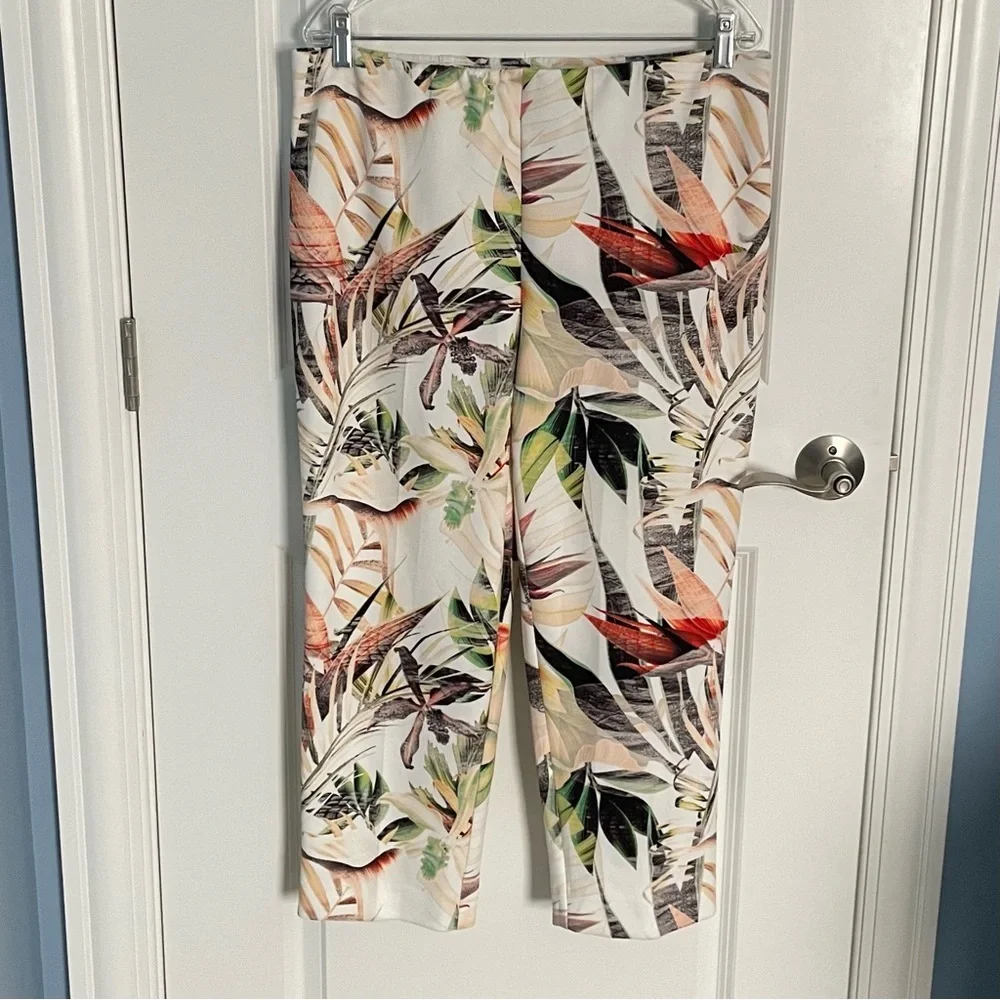 Joseph Ribkoff tropical floral ankle length Pants 54024